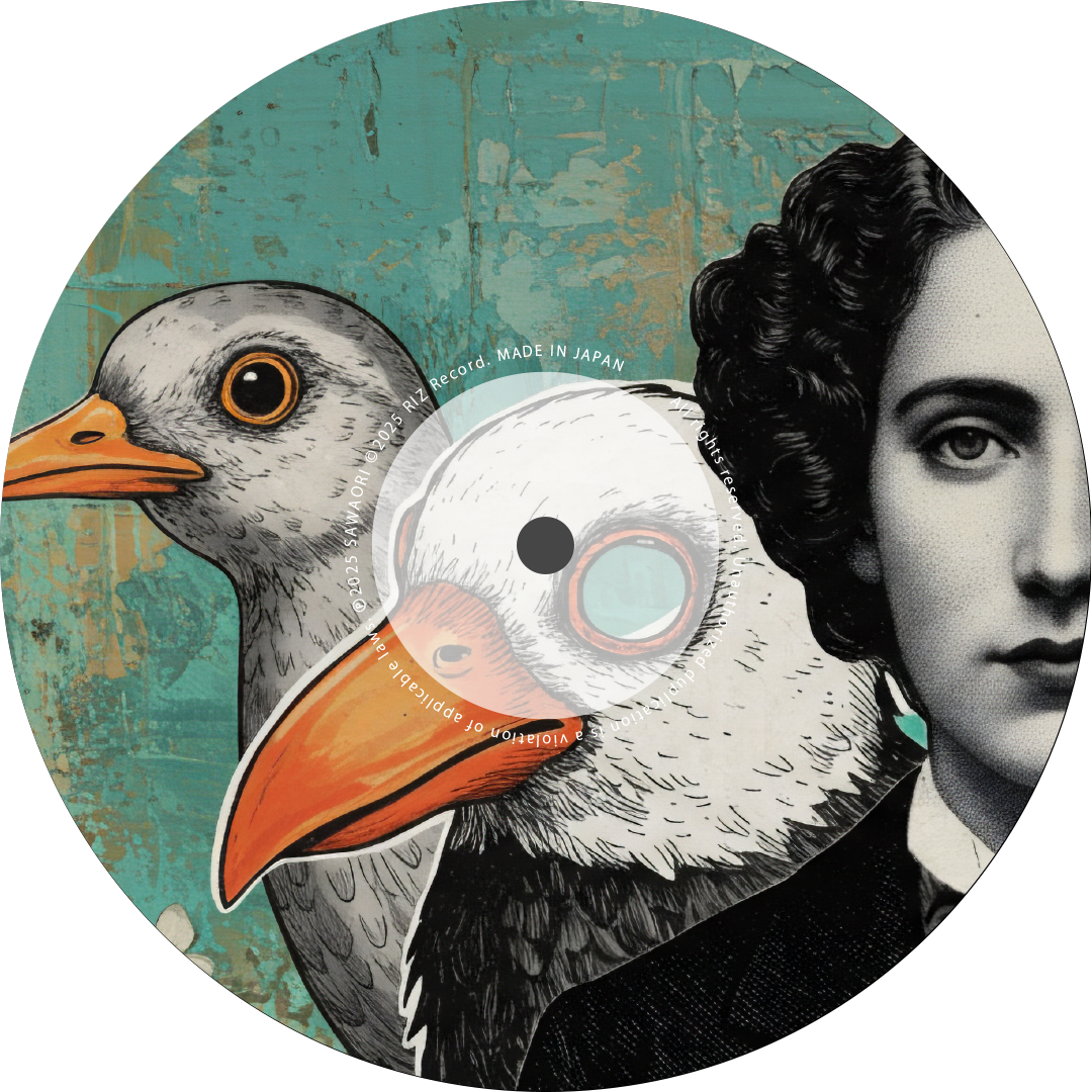 回転するレコード画像